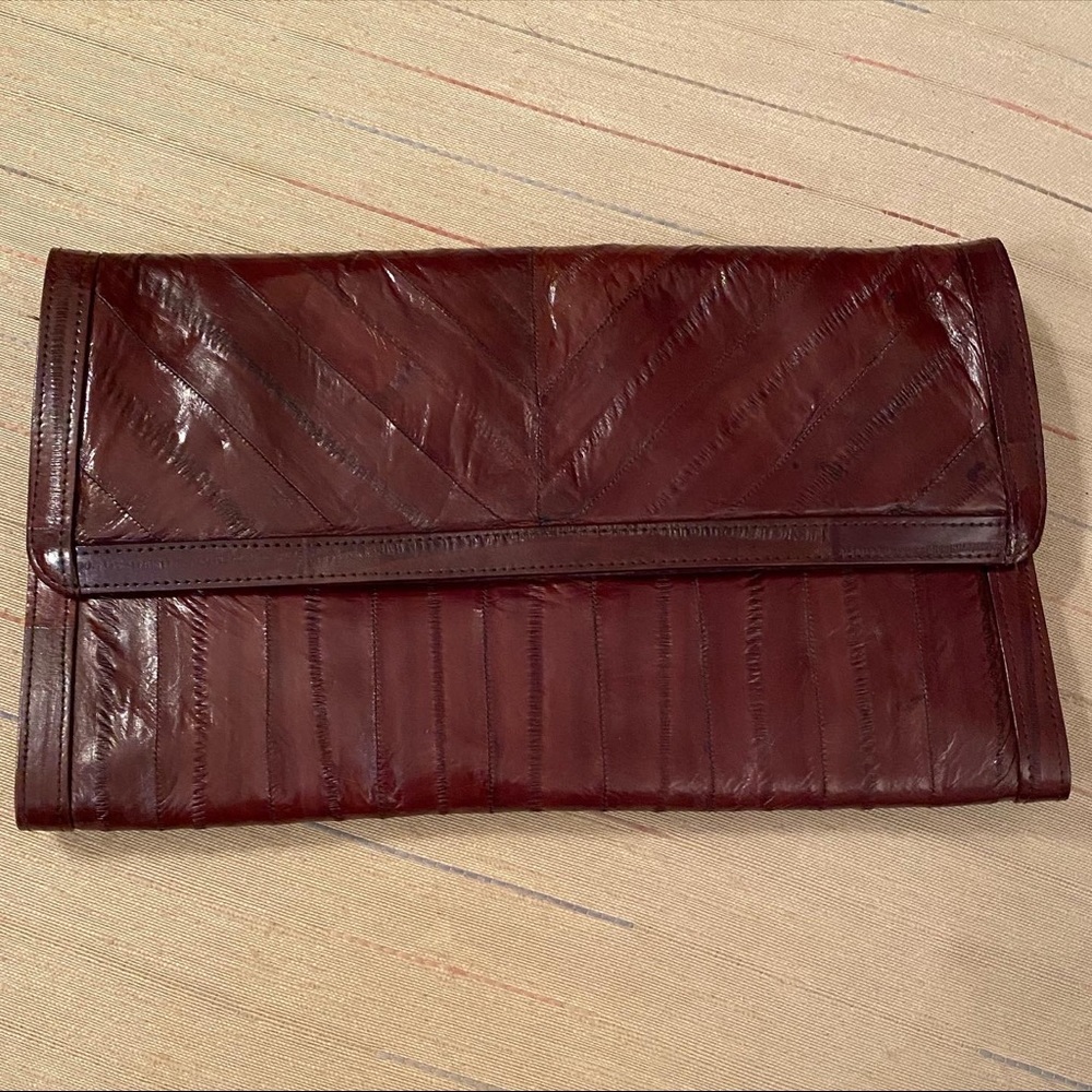 Vintage Eel Skin Clutch